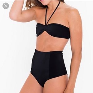 High Waisted Ribbed Bikini Bottom